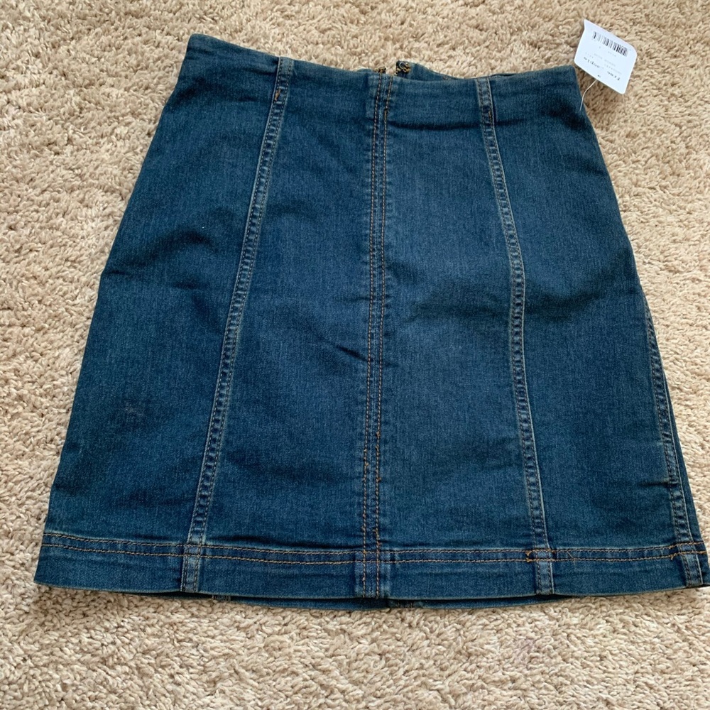 Free People Denim Skirt